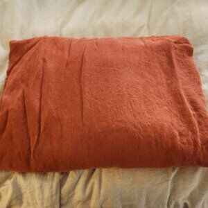 Serena & Lily Belgian Positano Flax Duvet Queen Size